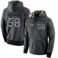 NFL Mens Nike Tampa Bay Buccaneers #58 Kwon Alexander Stitched Black Anthracite Salute to Service Player Performance Hoodie