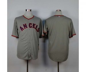 mlb jerseys los angeles angels blank grey[1965 m&n]