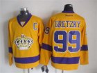 NHL Los Angeles Kings #99 Wayne Gretzky yellow jerseys