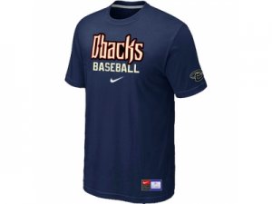 Arizona Diamondbacks Crimson D.Blue Nike Short Sleeve Practice T-Shirt