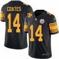 Men Nike Pittsburgh Steelers #14 Sammie Coates Black Color Rush Limited Jersey