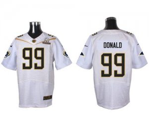 2016 Pro Bowl Nike St. Louis Rams #99 Aaron Donald white jerseys(Elite)