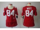 Nike Women NFL Atlanta Falcons #84 Roddy White red jerseys[breast cancer awareness]