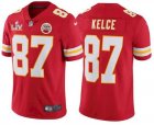 Nike Chiefs #87 Travis Kelce Red 2021 Super Bowl LV Vapor Untouchable Limited