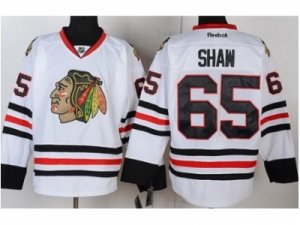 Youth Chicago Blackhawks #65 Andrew Shaw White Jerseys