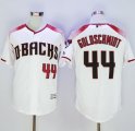 Arizona Diamondbacks #44 Paul Goldschmidt White-Brick New Cool Base Stitched Baseball Jersey