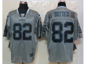 Nike Dallas Cowboys #82 Jason Witten grey jerseys[Elite lights out]