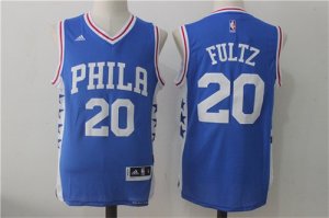 76ers #20 Markelle Fultz Royal Blue Swingman Jersey