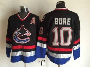 NHL Vancouver Canucks #10 Pavel Bure Throwback black jerseys