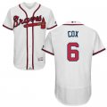 2016 Men Atlanta Braves #6 Bobby Cox Majestic White Flexbase Authentic Collection Player Jersey