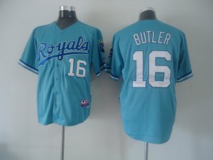 mlb kansas city royals #16 butler blue[butler](cool base)