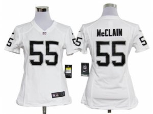 Nike Women Oakland Raiders #55 Rolando McClain White jerseys