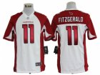 Nike NFL Arizona Cardinals #11 Larry Fitzgerald White Game Jerseys