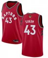 Raptors #43 Pascal Siakam Red 2019 NBA Finals Swingman Jersey