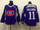NHL montreal canadiens #11 gallaghe purple Jerseys