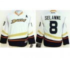 Youth nhl jerseys anaheim ducks #8 teemu selanne white[patch A]