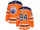 Adidas Edmonton Oilers #94 Ryan Smyth Orange Home Authentic Stitched NHL Jersey