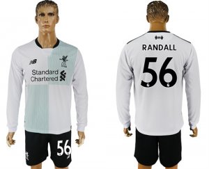 2017-18 Liverpool 56 RANDALL Away Long Sleeve Soccer Jersey