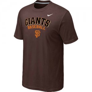 Nike MLB San Francisco Giants 2014 Home Practice T-Shirt - Brown