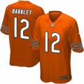 Mens Nike Chicago Bears #12 Matt Barkley Game Orange Alternate NFL Jersey