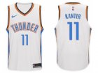 Nike NBA Oklahoma City Thunder #11 Enes Kanter Jersey 2017-18 New Season White Jersey