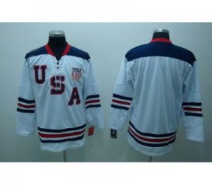 nhl team usa blank 2010 olympic white