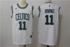 Mens Adidas Boston Celtics #11 Kyrie Irving Authentic White Home NBA Jersey