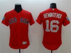 Red Sox #16 Andrew Benintendi Red 2018 Spring Training Flexbase Jersey