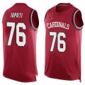 Nike Arizona Cardinals #76 Mike Iupati Red Team Color Men's Stitched NFL Limited Tank Top Jersey