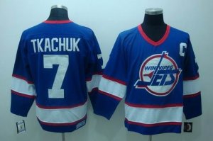 nhl jets #7 tkachuk blue[ccm]