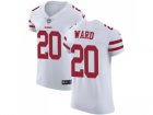 Nike San Francisco 49ers #20 Jimmie Ward White Men Stitched NFL Vapor Untouchable Elite Jersey