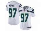Women Nike Seattle Seahawks #97 Patrick Kerney Vapor Untouchable Limited White NFL Jersey