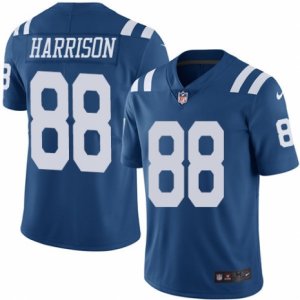 Mens Nike Indianapolis Colts #88 Marvin Harrison Limited Royal Blue Rush NFL Jersey