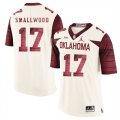 Oklahoma Sooners #17 Jordan Smallwood White 47 Game Winning Streak College Football Jersey