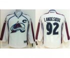 Youth nhl jerseys colorado avalanche #92 landeskog white