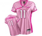 arizona cardinals #11 fitzgerald women pink