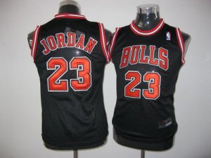 youth nba chicago bulls #23 jordan black[red number]