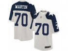 Youth Nike Dallas Cowboys #70 Zack Martin Limited White Throwback Alternate NFL Jersey
