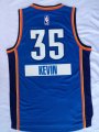 NBA Oklahoma City Thunder #35 kevin blue jerseys(2014 Christmas edition)