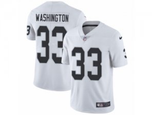 Mens Nike Oakland Raiders #33 DeAndre Washington Vapor Untouchable Limited White NFL Jersey