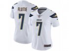 Women Nike Los Angeles Chargers #7 Doug Flutie Vapor Untouchable Limited White NFL Jersey
