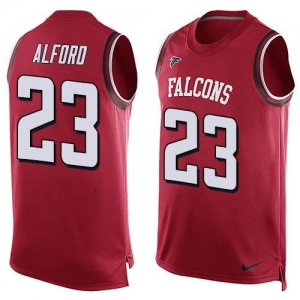 Nike Atlanta Falcons #23 Robert Alford Red Team Color Men Stitched NFL Limited Tank Top Jersey