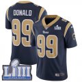 Nike Rams #99 Aaron Donald Navy 2019 Super Bowl LIII Vapor Untouchable Limited Jersey