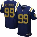 Mens Nike New York Jets #99 Steve McLendon Elite Navy Blue Alternate NFL Jersey