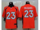 Nike NFL Denver Broncos #23 mcgahee orange Jerseys(Limited)