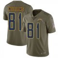 Nike Chargers #81 Mike Williams Olive Salute To Service Limited Jersey