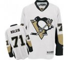 nhl pittsburgh penguins #71 malkin white