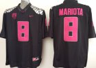 ncaa oregon ducks #8 marcus mariota black-red