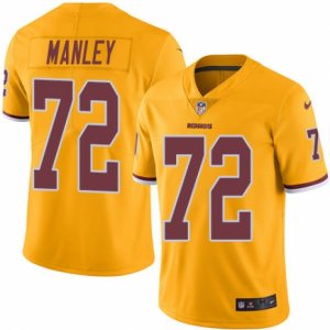 Mens Nike Washington Redskins #72 Dexter Manley Limited Gold Rush NFL Jersey