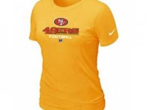 Women San Francisco 49ers Yellow T-Shirt